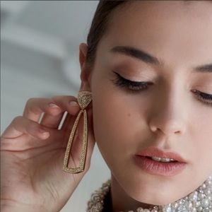 ⏬House of Harlow 1960 Mesa Door Knocker Earrings